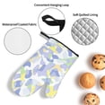thumbnail image 5 of YFYANG Oven Mitts and Pot Holders Sets 4 Pcs, Non-Slip Heat Resistant Purple Camouflage Pattern Kitchen Glove Pot Mat for Cooking and Baking, 5 of 8
