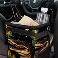thumbnail image 6 of Crocodile Foldable Car Trash Bin with Lid, Leak-proof Hanging Storage Bag - Mini Trash Can for Car, 6 of 6