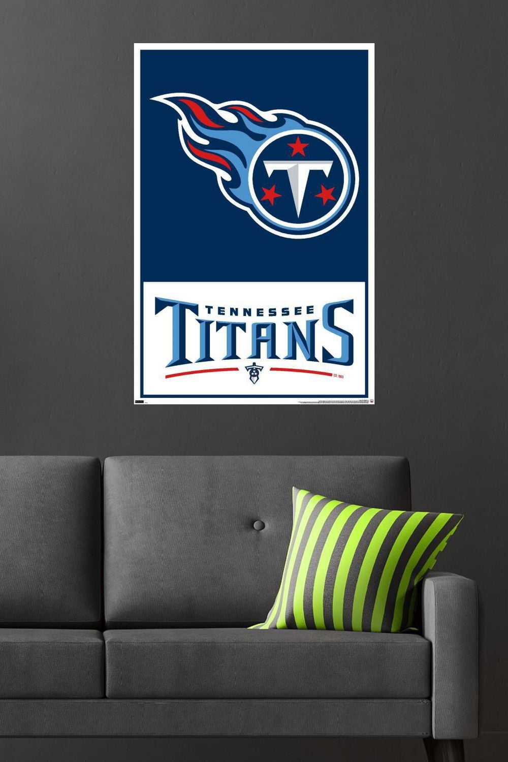 NFL Tennessee Titans - Logo 21 Wall Poster, 22.375" x 34"