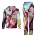 thumbnail image 2 of Kamado Nezuko Unisex Adult Sweatsuits Hoodie & Sweatpants Long Sleeve Hooded Sweatshirt Matching Joggers Tracksuit Sets 2XL, 2 of 9