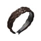 thumbnail image 1 of Diadema trenzada para el cabello, tocado, accesorios para el cabello, diademas para mujeres, Marron oscuro, 1 of 9
