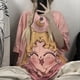 thumbnail image 4 of Camiseta de verano 2024 para mujer, camisetas de gran tamaño con estampado de dibujos animados de Sailor Moon, camisetas holgadas de manga corta Harajuku y2k, ropa para mujer, 4 of 5