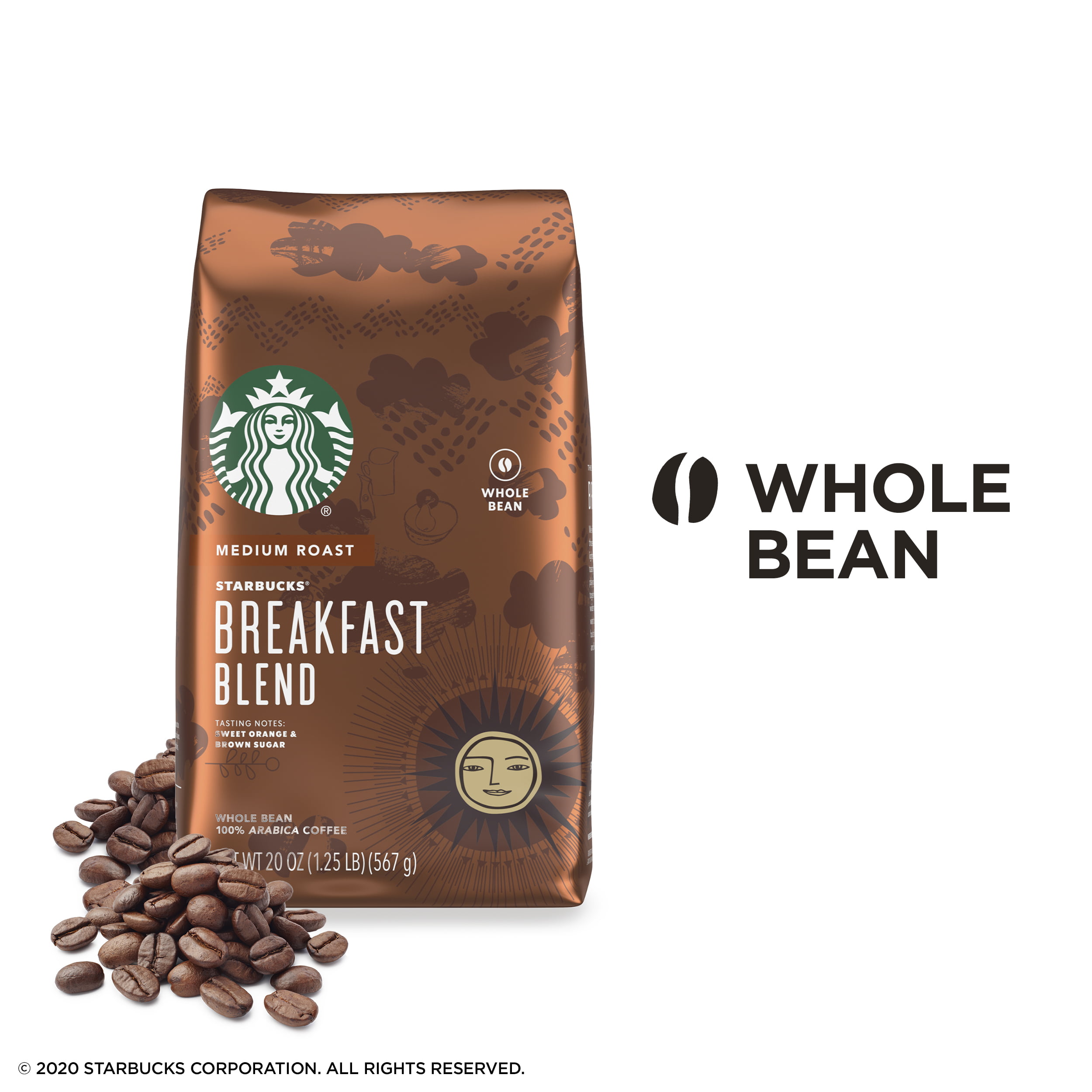 Starbucks Medium Roast Whole Bean Coffee — House Blend — 1 bag (12 oz.)