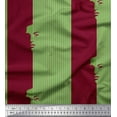 thumbnail image 1 of Soimoi Velvet Fabric Stripe & Women Face Printed Fabric 1 Yard 58 Inch Wide, 1 of 1