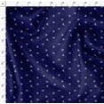 thumbnail image 4 of Soimoi Blue Modal Satin Fabric Heart & Love Text Print Sewing Fabric Yard 42 Inch Wide, 4 of 5