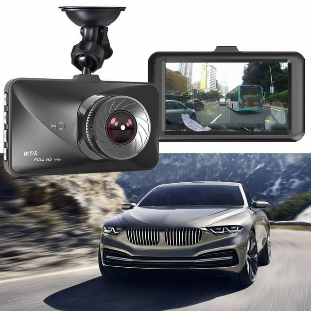 Danhjin Vehicle Cameras 1080P Fhd Dash Camera for Cars 3 Inch Display Full Wide Angle Car Camera With Night Vision Loop Recording Wdr Motion Detection