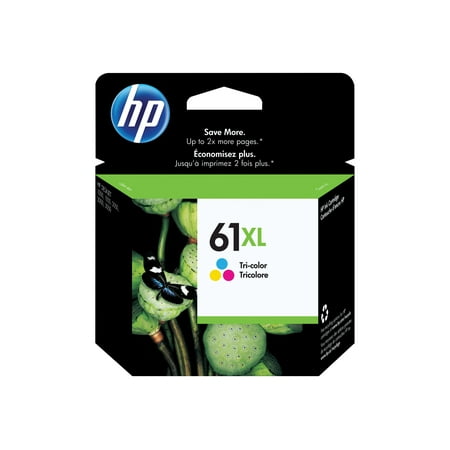 HP 61XL - 6 ml - High Yield - color (cyan  magenta  yellow) - original - ink cartridge - for Deskjet 15XX  2050A J510  25XX  Ink Advantage 1515; ENVY 45XX  55XX; Officejet 2620  46XX
