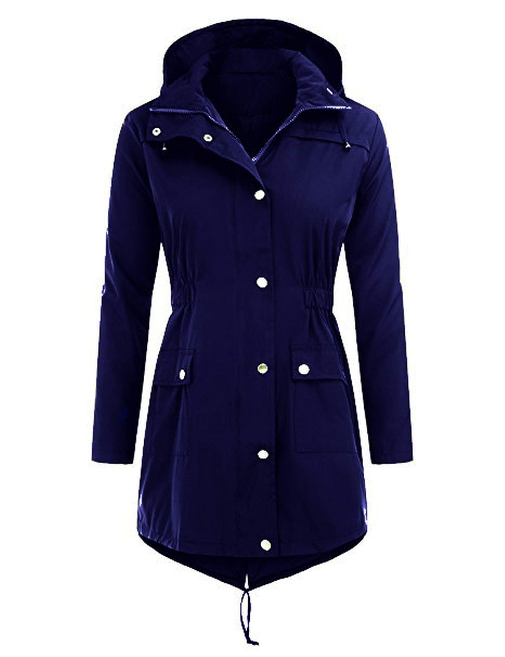 Waterproof Raincoats Outdoor Hooded Lightweight Rain Jacket Windbreaker