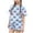 Blue, variant on Cethrio Girls Summer Outfit Sets 2 Piece, Short Sleeve Vacation Crew Neck Kids' Clothing Sets Hot Pink Size 6