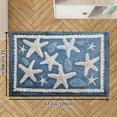 thumbnail image 2 of Starfish And Pattern Soft Small Velvet Area Rugs Non Slip Indoor Floor Carpet for Living Room Bedroom Decor, 2 of 5