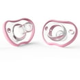 thumbnail image 3 of Nanobebe Flexy Baby Pacifiers, 0–3 Months, 2-Pack, Pink, 3 of 4