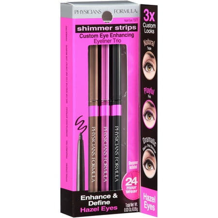 Shimmer Strips Haxel eyes Custom Eye Enhancing Eyeliner Trio 3 ct Box