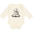 thumbnail image 3 of Inktastic Curious Wheaten Terrier Boys or Girls Long Sleeve Baby Bodysuit, 3 of 5
