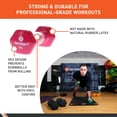 thumbnail image 2 of Body Sport Vinyl Coated Dumbbell Weight, 1 lb. (Single) - Strength Training Equipment for Home Fitness & Gym Workouts (Pink), 2 of 7