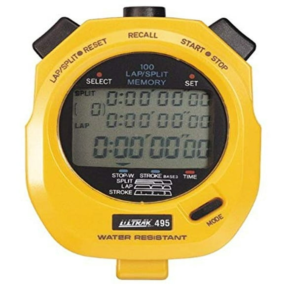 Timer Ultrak Memoria de 100 Vueltas Resistente al Agua