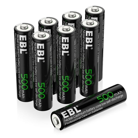 EBL Rechargeable AAA Batteries NimhTriple a Batteries Replacement for Alkaline, 8 Pack