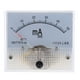 thumbnail image 2 of Amperímetro de panel analógico rectangular de CC, CC 0-1 mA a 0-20 A 0-50mA, 2 of 9