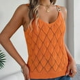 thumbnail image 6 of Mrat Workout Tank Tops Women's Fashion Tank Tops Summer Sleeveless Casual Loose Blouses Womens Tank Topsted S-153 Orange S, 6 of 7