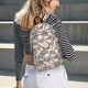 thumbnail image 5 of Disketp Paisley Floral print Canvas Backpack Lightweight Travel Daypack Student Rucksack Laptop Backpack-Small, 5 of 5