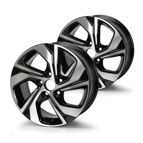 2Pcs Wheel Rims 16" Aluminum Replacement Rims for 2016 2017 Honda Accord EX LX