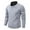 Light Gray, variant on uikmnh Mens Sweater Knit Sweater Coat with Built In Shirt Collar Fashionable Autumn Winter Outerwear for Gentlemen Size:M