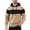 Khaki, variant on Interlock Knit Hoodie for Men Winter Warmth Comfortable Everyday Casual Wear Oversized Pullover Long Sleeve Crewneck Casual Tops