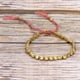 thumbnail image 4 of Pulsera de alambre con forma de pin, con texto tejido a mano, con cuentas de cobre, creativa, con borlas y cuerda para tirar, 4 of 5