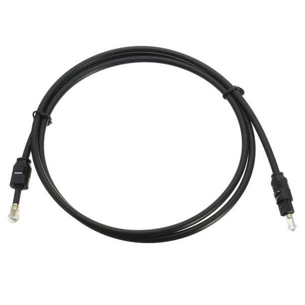 Câble audio optique Toslink mâle / mâle + adaptateur - 1m