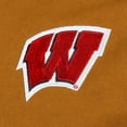 thumbnail image 4 of Men's Dunbrooke Tan Wisconsin Badgers Dakota Full-Zip Hoodie, 4 of 4