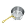 thumbnail image 4 of Mauviel M'Cook B 5-Ply Stainless Steel Sauce Pan With Lid and Brass Handle, 1.8-qt, 4 of 6