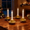 thumbnail image 5 of Christmas Advent Wreath Candle Holder with 4 Candle Capacity, Metal Advent Ring for Tapered Candles, Festival Table Centerpiece for Home, Party and Decorations, 5 of 5