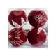 thumbnail image 1 of Decoraciones Decorativas En Navidad, Flocdos Decorativos, Oscuro, Exquisitas Perlas, Acento Festivo, Juego de Adorno para Árbol, Materiales de Espuma y Tela, Juego de 4 Piezas, 1 of 2