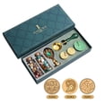 thumbnail image 2 of Juego de lacre para hacer uno mismo con caja de regalo, sello de lacre, kit de sello de lacre para Estilo 1, 2 of 8