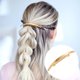 thumbnail image 3 of Hinzic-pasador de pelo dorado de 4 pulgadas, Clip grande para el pelo, Metal, boda francesa, graduación, accesorios elegantes para el cabello para mujer, pelo largo y grueso, 3 of 5