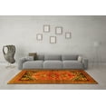 thumbnail image 3 of Ahgly Company Machine Washable Indoor Rectangle Persian Yellow Traditional Area Rugs, 3' x 5', 3 of 4