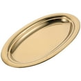 thumbnail image 1 of SEWCHICS Plateau de Service en Métal Acier Inoxydable pour Camping Doré 1Pcs, 1 of 8