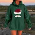 thumbnail image 2 of Caixia Holiday Season Sweatshirt Hoodie with Christmas Lettering with Cozy Everyday Comfort for Lounge Days a Welcome Addition to Holiday Looks, 2 of 5