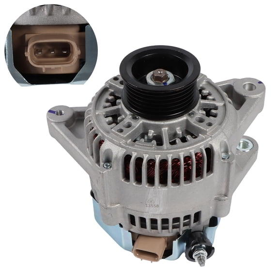 KESSOCCO 1Pc Alternator 13558 270600A020 Fit for 1994-1996 Lexus ES300, 1994-1999 Toyota Camry Avalon V6 3.0L 80A 12V CW 6-Groove Pulley