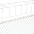 thumbnail image 7 of Twin Size Quality Steel Frame Daybed with Twin Size Adjustable Trundle, Portable Folding Trundle Heavy-Duty Steel Daybed with Pop Up Trundle Bed, No Box Spring Needed(White), 7 of 7