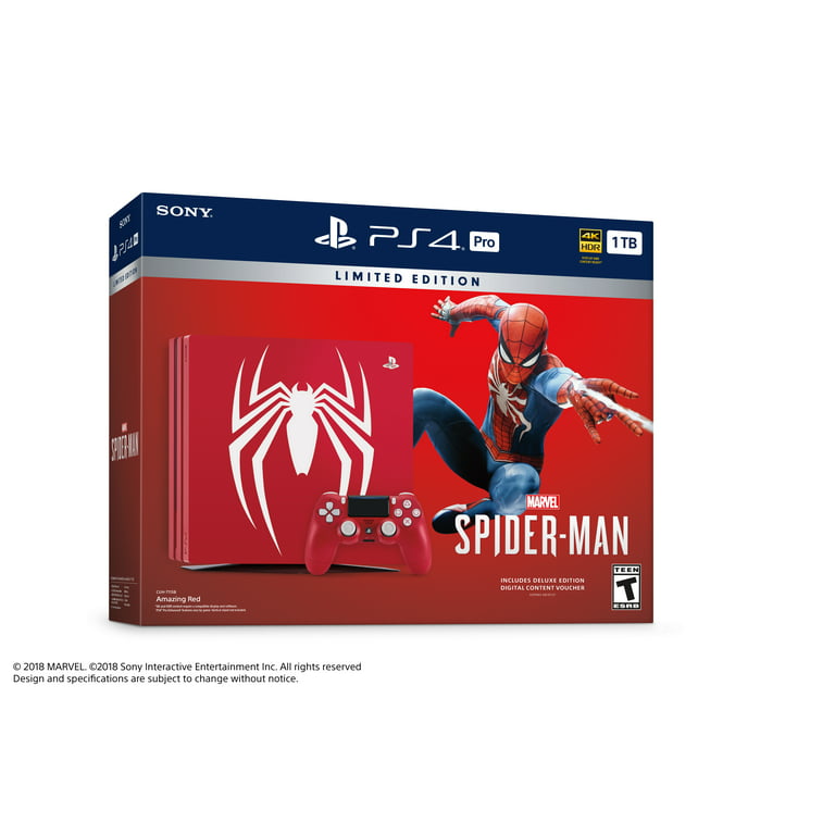 Sony PlayStation 4 Pro 1TB Console Spider-Man Limited Edition