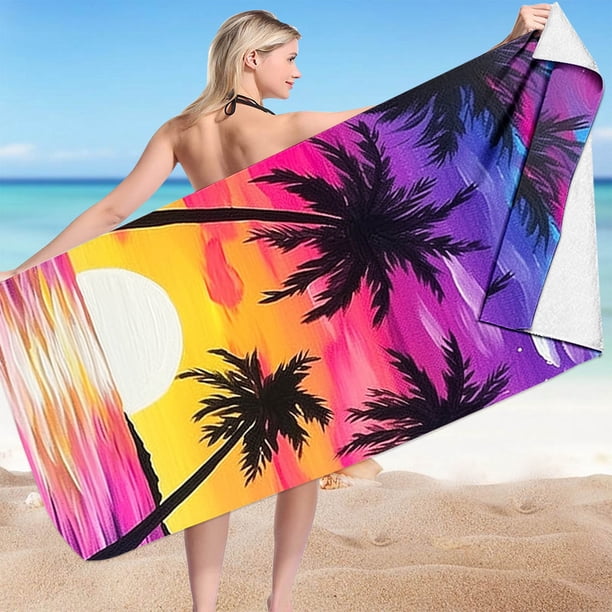 Toallas de baño para mujer, pijamas estampados de moda y tendencia, toallas de baño para natación, toallas de playa, toallas para mujer
