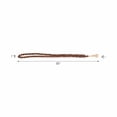 thumbnail image 5 of Decorative Wooden Beads Garland for Home Decor and Bathroom - Accent for Office, Room and Living Room Styling - Shelf and Coffee Table Decor Display Statement for Layered Surfaces - 1", Brown, 5 of 13