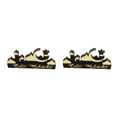 thumbnail image 1 of Matsuzay Decoraciones Artesanías Eid Mubarak Ramadán Espejo Placa de Decoración festiva del hogar Suministros para fiestas Adorno de dorado 2piezas, 1 of 6