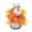 #334-Multicolor, variant on Artificial Pumpkin, Maple Leaf, Fall Floral Centerpiece with Metal Basket, Preassembled Autumn Tabletop Decor for Home