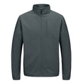 thumbnail image 2 of Little Donkey Andy Men's Lightweight Woven Jacket with Hood Windbreak Water Resistant Sun Protection Softshell Jacket For Runing Hiking Iron Grey XL, 2 of 7