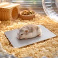 thumbnail image 5 of TFYZYY Pet Cooling Mat Metal Chill Pad Summer Heat Relief Bed Chew Proof Waterproof Reusable Cold Slab For Hamsters Rabbits Chinchillas Guinea Pigs Cage Habitat Decor, 5 of 6