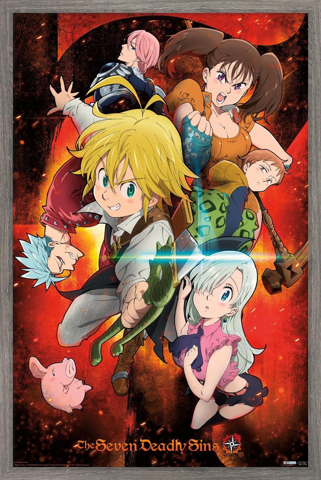 The Seven Deadly Sins - Characters Wall Poster, 