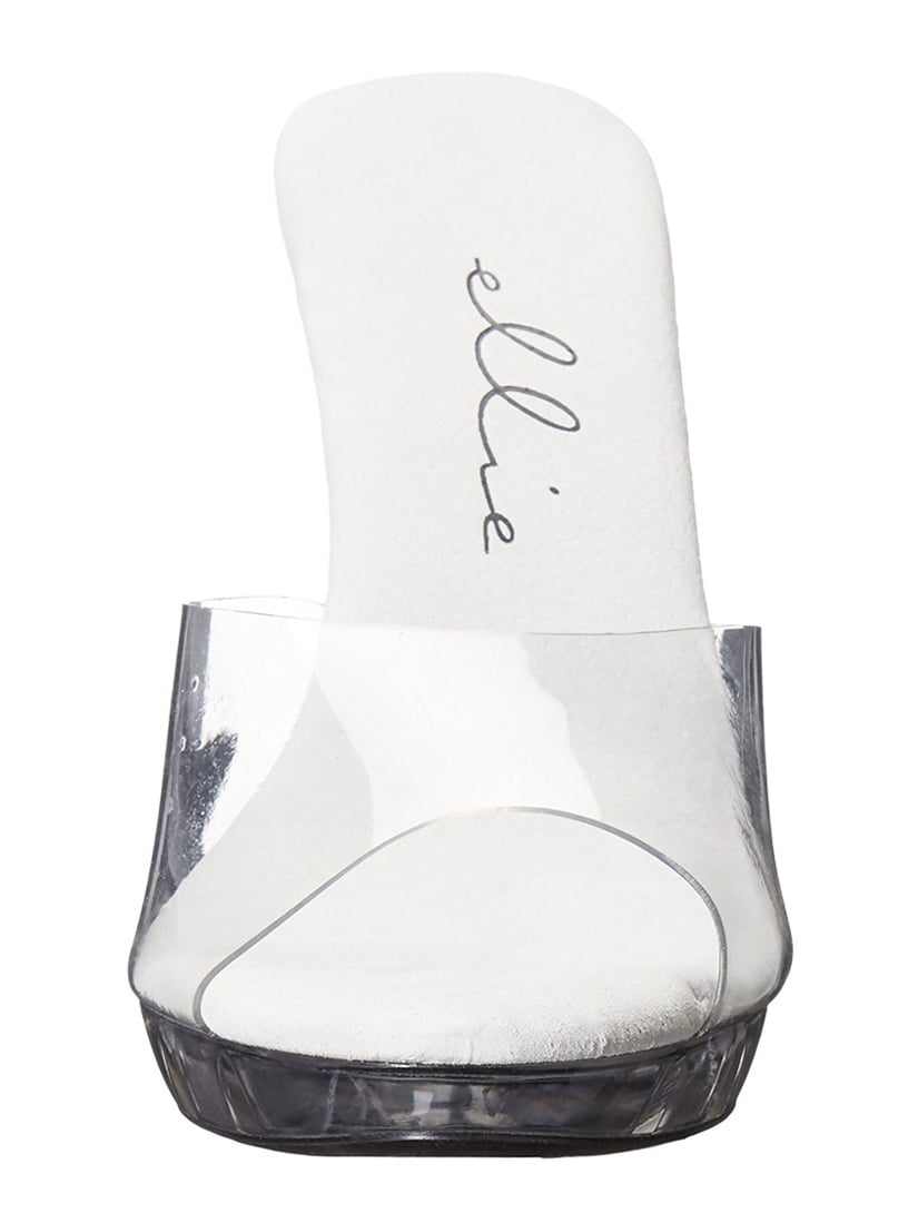 clear shoes wide width