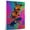 Airedale Terrier, variant on Briard Dog Skateboarding Art Stretched Canvas Size 8x12 – Briard Dog Playing Skateboarding Wall Art, Dog Lover Canvas, Sports Theme Decor for Living Room