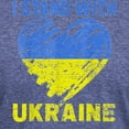 thumbnail image 3 of CafePress - Ukrainian Lover I Stand With Ukraine Heart T Shirt - Mens Tri-blend T-Shirt, 3 of 4